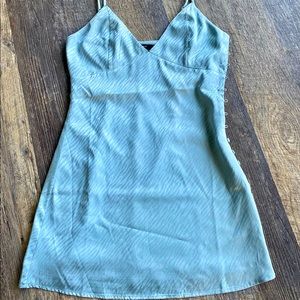 Light blue patterned dress. Size small